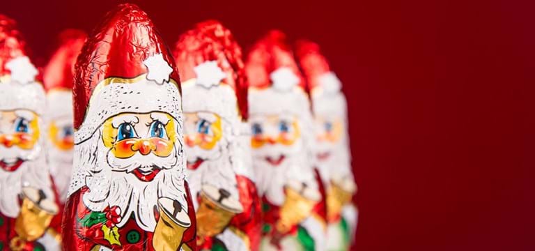 Schokoladen-Weihnachtsmann stellt Sicherheitsrisiko im Gefängnis dar