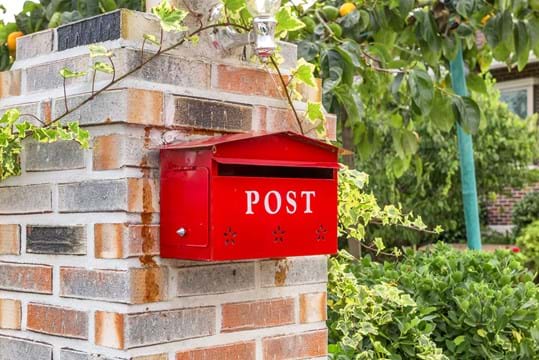 Kein Zugang zum Briefkasten